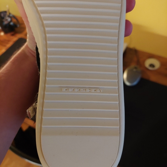 Rick Owens DRKSHDW Slashed Sneakers Mineral Pearl / Milk, size 11. - Picture 7 of 12